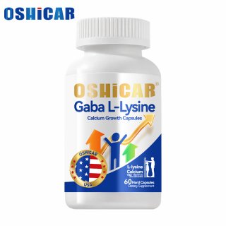 OSHICAR Calcium Lysine Growth Capsules 60 Capsules per/Bottle Dietary and nutritional supplements